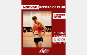 Record de Club pour Thomas PIQUART