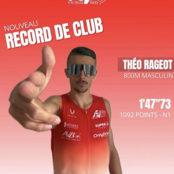 Record de club pour Théo Rageot